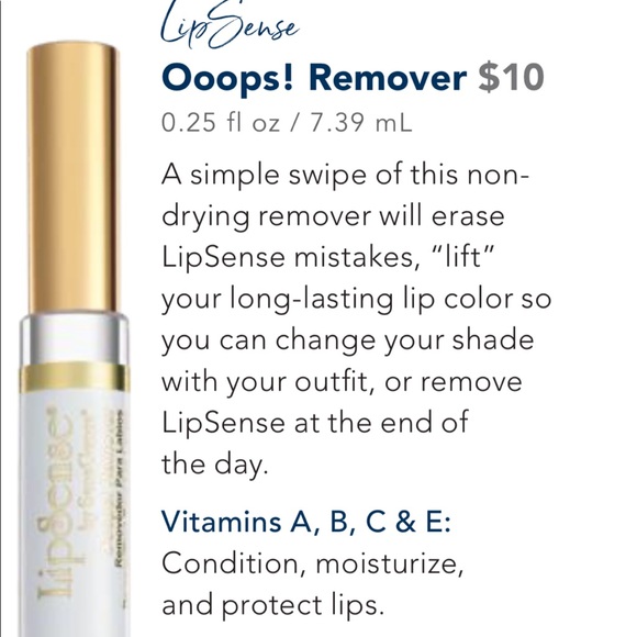 LipSense Makeup Oops Lipsense Lip Color Remover Poshmark